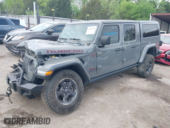 2021 Jeep Gladiator Rubicon with VIN 1C6JJTBG8ML619972, listed as a IAAI auction lot 42057805 with 37,875 mi miles and . Bid and sale history available at DreamBid. Image 18.