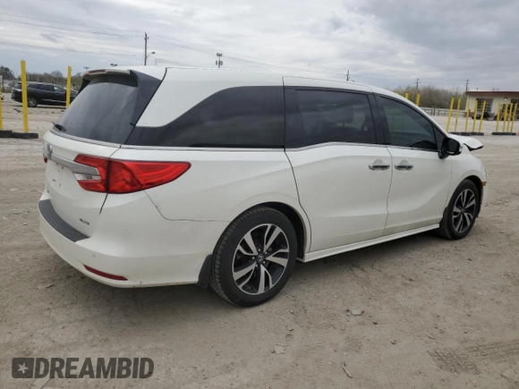 2019 Honda Odyssey Elite z VIN 5FNRL6H93KB069516, wystawiony jako Copart lot #53795885 z przebiegiem 96 808 mil mil oraz Szkoda całkowita • Salvage title. Historia ofert i sprzedaży dostępna na DreamBid. Obrazek 3.