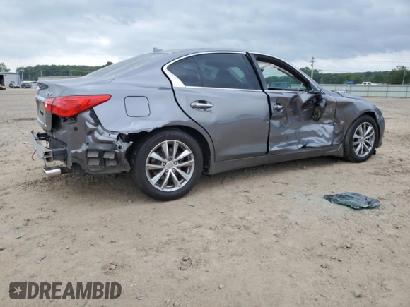 2017 Infiniti Q50 Premium with VIN JN1EV7AR1HM839806, listed as a Copart auction lot 57276245 with 128,332 mi miles and Clean title. Bid and sale history available at DreamBid. Image 3.