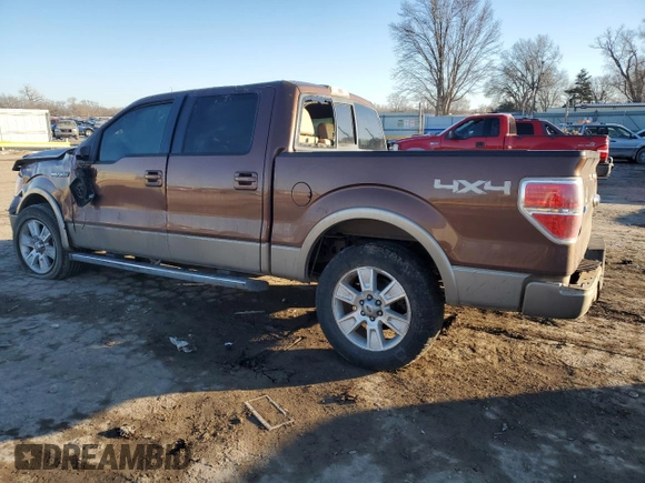2011 Ford F-150 Lariat with VIN 1FTFW1E66BFC04734, listed as a Copart auction lot 89369565 with 0 mi miles and Salvage Title. Bid and sale history available at carsss.com. Image 2.