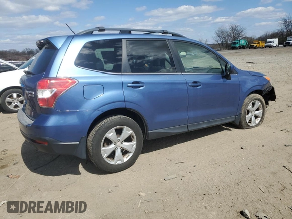 2015 Subaru Forester 2.5i Limited with VIN JF2SJARC0FH440241, listed as a Copart auction lot 50520985 with 88,125 mi miles and Salvage Title. Bid and sale history available at carsss.com. Image 3.