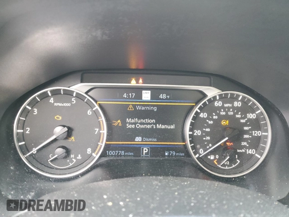 2019 Nissan Altima 2.5 Platinum with VIN 1N4BL4FW0KC131276, listed as a Copart auction lot 50414325 with 100,778 mi miles and Salvage Title. Bid and sale history available at carsss.com. Image 9.