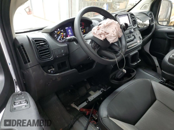 2024 Ram ProMaster Cargo Tradesman with VIN 3C6LRVDG7RE140047, listed as a Copart auction lot 42203605 with 6,015 mi miles and Salvage Title. Bid and sale history available at DreamBid. Image 8.