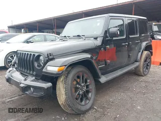 2023 Jeep Wrangler Sahara with VIN 1C4HJXEN4PW533148, listed as a IAAI auction lot 41476541 with 35,195 mi miles. Bid and sale history available at carsss.com. Image 17.