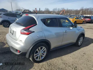 2016 Nissan Juke SL z VIN JN8AF5MV6GT656948, wystawiony jako Copart lot #88307055 z przebiegiem 121 618 mil mil oraz Szkoda całkowita • Salvage title. Historia ofert i sprzedaży dostępna na DreamBid. Obrazek 3.