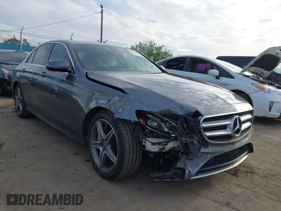 2018 Mercedes-Benz E-Class E 300 with VIN WDDZF4JB5JA384193, listed as a IAAI auction lot 41891157 with 73,405 mi miles. Bid and sale history available at carsss.com. Image 1.