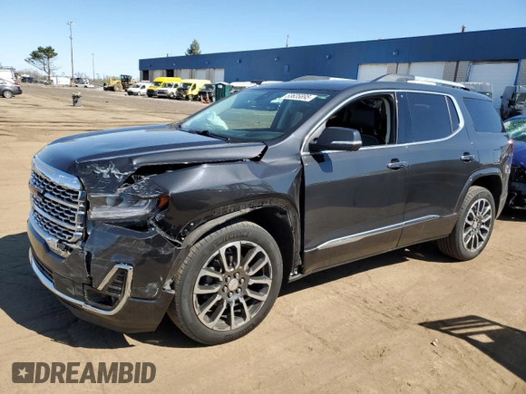 2020 GMC Acadia Denali with VIN 1GKKNXLS6LZ222918, listed as a Copart auction lot 53635895 with 42,990 mi miles and Salvage title. Bid and sale history available at DreamBid. Image 1.