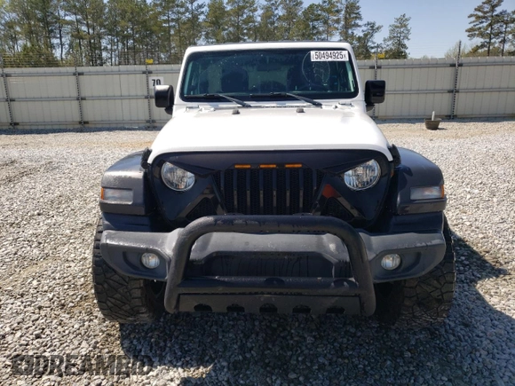 2018 Jeep Wrangler Unlimited Sport with VIN 1C4HJXDN1JW289418, listed as a Copart auction lot 50494925 with 85,408 mi miles and Salvage title. Bid and sale history available at DreamBid. Image 5.