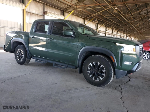 2022 Nissan Frontier PRO-X with VIN 1N6ED1EJ8NN668704, listed as a Copart auction lot 74033864 with 56,198 mi miles and Salvage Title. Bid and sale history available at carsss.com. Image 4.