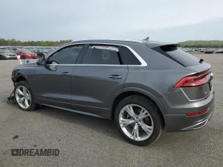 2019 Audi Q8 Premium with VIN WA1AVAF19KD009877, listed as a Copart auction lot 56473205 with Not provided miles and Salvage title. Bid and sale history available at DreamBid. Image 2.