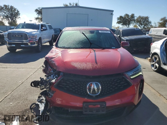 2022 Acura RDX PMC Edition with VIN 5J8TC2H81NL001921, listed as a Copart auction lot 80665954 with 57,354 mi miles and Salvage Title. Bid and sale history available at carsss.com. Image 5.