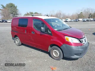 2017 Nissan NV200 Compact Cargo S with VIN 3N6CM0KN8HK712848, listed as a IAAI auction lot 41005817 with 199,624 mi miles. Bid and sale history available at carsss.com. Image 1.