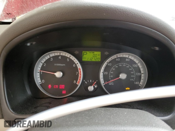 2009 Hyundai Accent Auto GLS with VIN KMHCN46C89U339954, listed as a Copart auction lot 49013765 with 112,720 mi miles and Salvage Title. Bid and sale history available at carsss.com. Image 9.