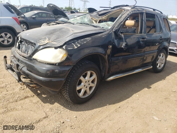 1999 Mercedes-Benz M-Class with VIN 4JGAB72E6XA058470, listed as a Copart auction lot 67783334 with 0 mi miles and Salvage Title. Bid and sale history available at carsss.com. Image 1.