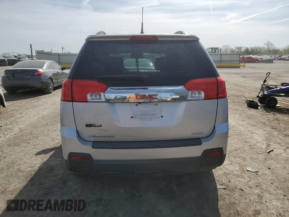 2011 GMC Terrain SLE-2 with VIN 2CTFLTEC8B6384453, listed as a Copart auction lot 52424295 with 109,545 mi miles and Salvage Title. Bid and sale history available at carsss.com. Image 6.
