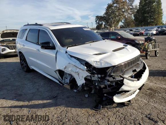 2024 Dodge Durango GT Plus with VIN 1C4RDHDG9RC225692, listed as a Copart auction lot 42327385 with 3,205 mi miles and Salvage title. Bid and sale history available at DreamBid. Image 4.