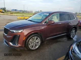 2022 Cadillac XT6 Premium Luxury with VIN 1GYKPDRS7NZ135215, listed as a Copart auction lot 67701694 with 30,498 mi miles and Non Repairable. Bid and sale history available at carsss.com. Image 1.
