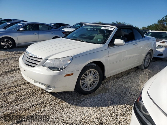 2008 Chrysler Sebring Touring with VIN 1C3LC55R28N633370, listed as a Copart auction lot 81719274 with 89,731 mi miles and Salvage Title. Bid and sale history available at carsss.com. Image 1.