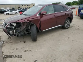 2014 Lexus RX 350 with VIN JTJZK1BA8E2418893, listed as a Copart auction lot 55275925 with 103,162 mi miles and Salvage Title. Bid and sale history available at DreamBid. Image 1.