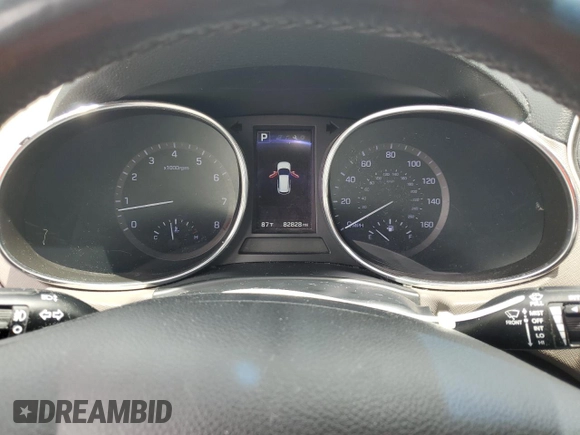 2017 Hyundai Santa Fe 2.4L with VIN 5NMZUDLB8HH048454, listed as a Copart auction lot 64727415 with 82,828 mi miles and Salvage title. Bid and sale history available at DreamBid. Image 9.
