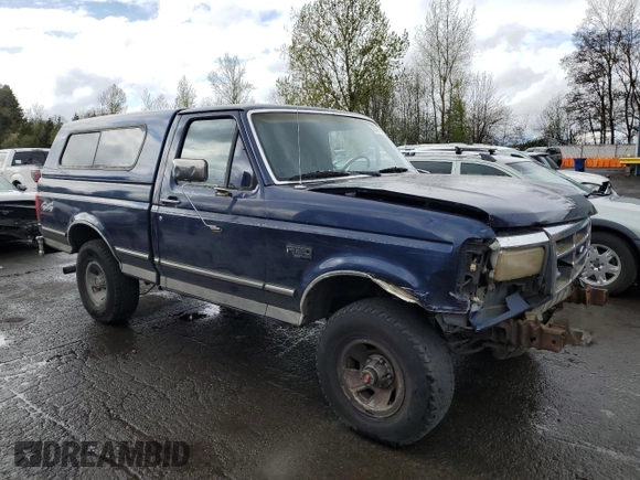 1994 Ford F-150 z VIN 1FTEF14NXRLA62582, wystawiony jako Copart lot #52379715 z przebiegiem 176 792 mil mil oraz Szkoda całkowita • Salvage title. Historia ofert i sprzedaży dostępna na DreamBid. Obrazek 4.