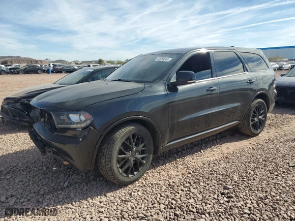 2016 Dodge Durango R/T with VIN 1C4SDHCT5GC502576, listed as a Copart auction lot 42553045 with 107,329 mi miles and Salvage Title. Bid and sale history available at carsss.com. Image 1.