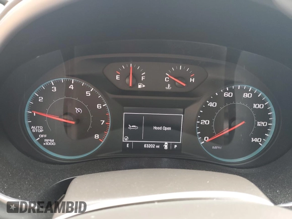 2022 Chevrolet Malibu LS with VIN 1G1ZC5STXNF166655, listed as a Copart auction lot 52915545 with 63,202 mi miles and Clean Title. Bid and sale history available at DreamBid. Image 9.