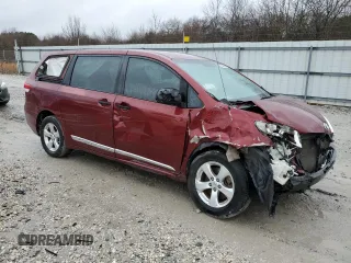 2013 Toyota Sienna L with VIN 5TDZK3DC0DS395209, listed as a Copart auction lot 43068555 with 88,628 mi miles and Clean Title. Bid and sale history available at carsss.com. Image 4.