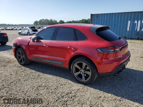 2023 Porsche Macan with VIN WP1AA2A53PLB21801, listed as a Copart auction lot 55180045 with 14,342 mi miles and Salvage title. Bid and sale history available at DreamBid. Image 2.