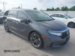 2023 Honda Odyssey Elite with VIN 5FNRL6H9XPB008042, listed as a IAAI auction lot 42244789 with 29,855 mi miles and . Bid and sale history available at DreamBid. Image 1.