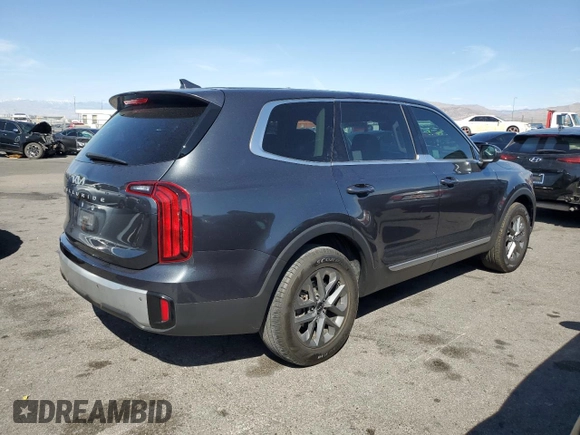 2024 Kia Telluride LX with VIN 5XYP24GC9RG482751, listed as a Copart auction lot 52924035 with 35,366 mi miles and Salvage title. Bid and sale history available at DreamBid. Image 3.