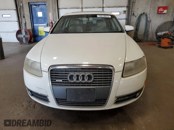 2006 Audi A6 with VIN WAUDG74F86N029792, listed as a Copart auction lot 76618674 with 308,949 mi miles and Salvage Title. Bid and sale history available at carsss.com. Image 5.