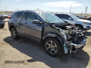 2019 Honda CR-V EX-L with VIN 5J6RW2H85KL001362, listed as a Copart auction lot 52112505 with 57,004 mi miles and Salvage Title. Bid and sale history available at carsss.com. Image 4.