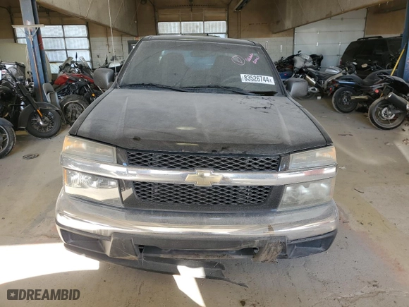 2007 Chevrolet Colorado LT w/2LT with VIN 1GCDT13E078121015, listed as a Copart auction lot 83526744 with 148,683 mi miles and Salvage Title. Bid and sale history available at carsss.com. Image 5.