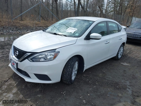 2019 Nissan Sentra SR with VIN 3N1AB7AP3KY380708, listed as a IAAI auction lot 41846673 with 35,440 mi miles. Bid and sale history available at carsss.com. Image 18.
