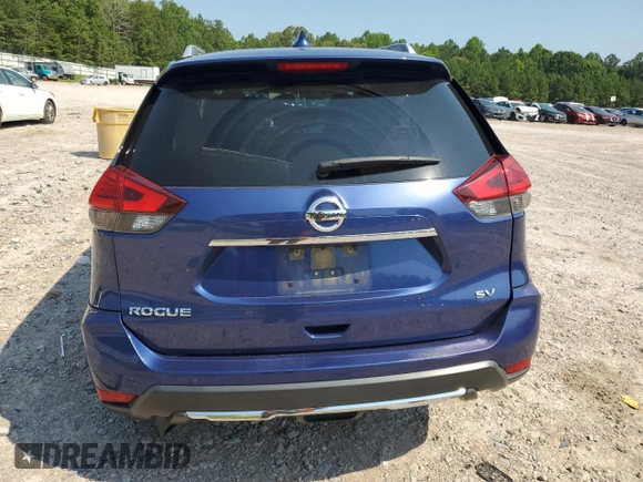 2017 Nissan Rogue SV with VIN JN8AT2MT8HW144047, listed as a Copart auction lot 62475305 with 133,167 mi miles and Salvage title. Bid and sale history available at DreamBid. Image 6.