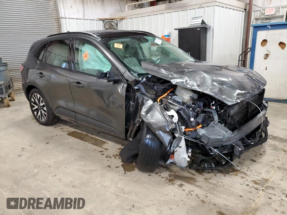 2020 Ford Escape SE Sport Hybrid with VIN 1FMCU9BZ9LUC47530, listed as a Copart auction lot 51611655 with Not provided miles and Salvage title. Bid and sale history available at DreamBid. Image 4.