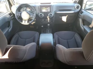 2014 Jeep Wrangler Sahara with VIN 1C4AJWBG9EL102983, listed as a Copart auction lot 84501554 with 120,372 mi miles and Salvage Title. Bid and sale history available at DreamBid. Image 8.