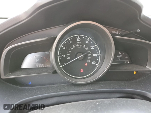 2018 Mazda 3 Touring with VIN 3MZBN1V30JM261305, listed as a Copart auction lot 53568285 with 55,663 mi miles and Salvage Title. Bid and sale history available at DreamBid. Image 9.