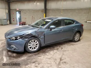 2016 Mazda Mazda3 i Touring with VIN 3MZBM1W76GM258261, listed as a Copart auction lot 53077935 with 91,092 mi miles and Salvage Title. Bid and sale history available at carsss.com. Image 1.