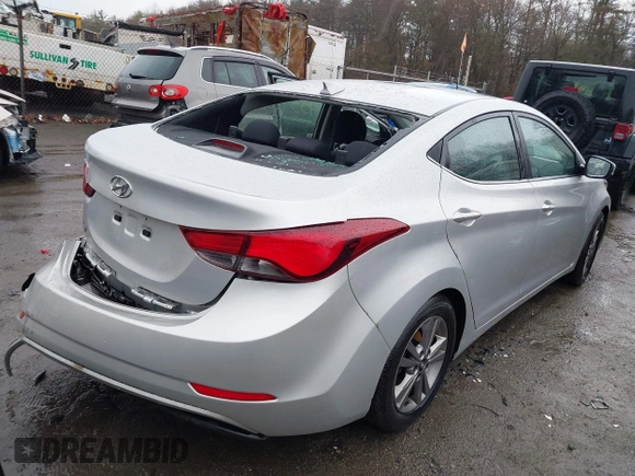 2016 Hyundai Elantra SE with VIN 5NPDH4AEXGH784647, listed as a IAAI auction lot 41772455 with 98,745 mi miles and . Bid and sale history available at DreamBid. Image 4.