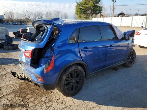 2019 Mitsubishi Outlander Sport ES 2.0 with VIN JA4AP3AU4KU019613, listed as a Copart auction lot 84589874 with 0 mi miles and Salvage Title. Bid and sale history available at carsss.com. Image 3.