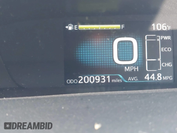 2020 Toyota Prius L Eco с VIN JTDKARFU7L3111264, выставлен на аукционе IAAI как лот 42840874 с пробегом 200 931 миль миль и . История ставок и продаж доступна на DreamBid. Изображение 15.