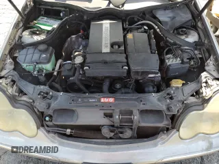 2004 Mercedes-Benz C 230 Kompressor with VIN WDBRF40JX4F549275, listed as a Copart auction lot 60458595 with Not provided miles and Salvage title. Bid and sale history available at DreamBid. Image 11.