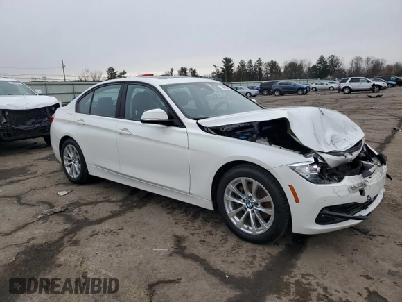 2017 BMW 3 Series 320i with VIN WBA8E1G57HNU14769, listed as a Copart auction lot 44388455 with 104,450 mi miles and Salvage Title. Bid and sale history available at carsss.com. Image 4.