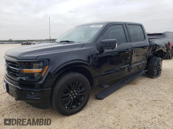 2024 Ford F-150 XLT with VIN 1FTFW3L55RFC15188, listed as a Copart auction lot 87908555 with 0 mi miles and Clean Title. Bid and sale history available at carsss.com. Image 1.