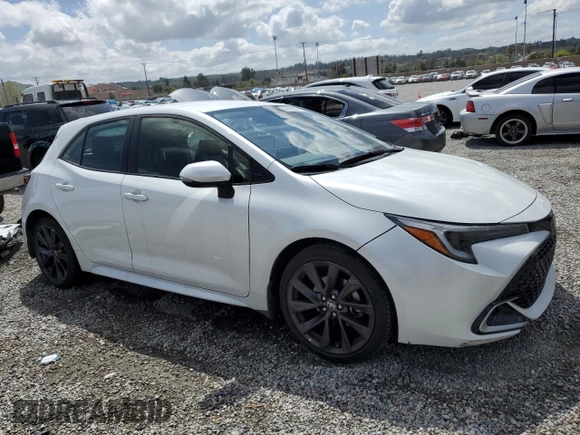2023 Toyota Corolla Hatchback XSE with VIN JTNC4MBE4P3211451, listed as a Copart auction lot 50886045 with 16,344 mi miles and Salvage Title. Bid and sale history available at carsss.com. Image 4.