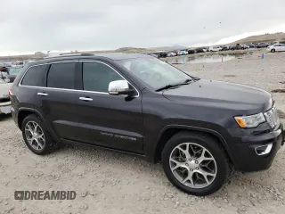 2020 Jeep Grand Cherokee Overland with VIN 1C4RJFCG9LC264711, listed as a Copart auction lot 51505885 with 52,670 mi miles and Salvage Title. Bid and sale history available at DreamBid. Image 4.