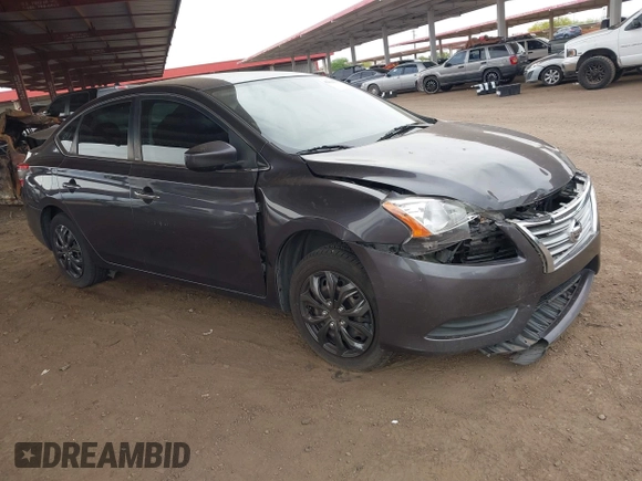 2014 Nissan Sentra S with VIN 3N1AB7AP8EL698082, listed as a IAAI auction lot 42034757 with 178,651 mi miles and . Bid and sale history available at DreamBid. Image 1.