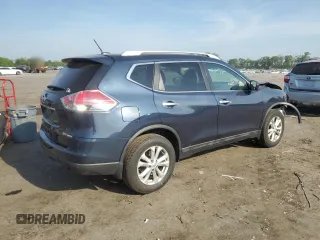 2016 Nissan Rogue SV with VIN 5N1AT2MV5GC910986, listed as a Copart auction lot 54990715 with 101,726 mi miles and Salvage Title. Bid and sale history available at DreamBid. Image 3.